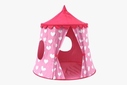 Preview: Pink Heart Kids Play Tent