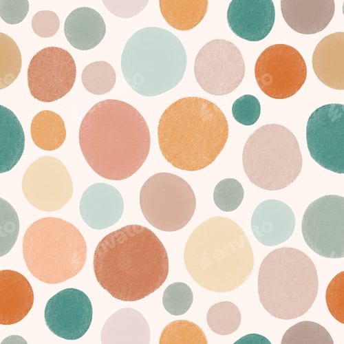 Preview: Colorful Abstract Polka Dot Background Pattern