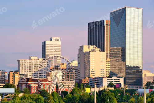 Preview: Downtown Atlanta, Georgia, Usa Skyline.