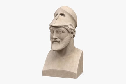 Preview: Ancient Warrior Bust with Helmet