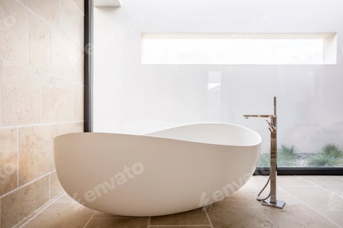 Preview: Modern oval bathtub