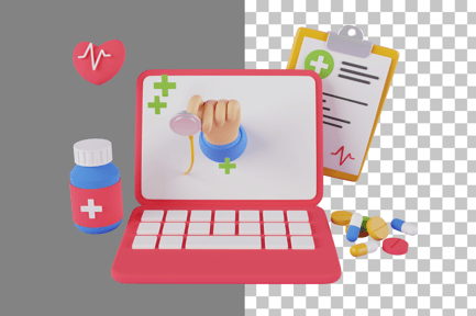 Preview: Online Consultation 3D Icon