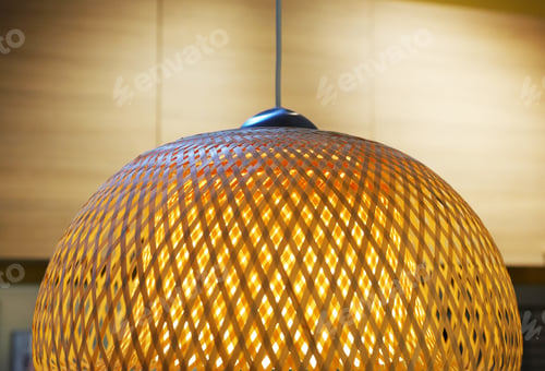 Preview: Light Straw Shade. Cells On Tape. Colorful, Decorative, Electric, Furniture, Lighting, Lamp