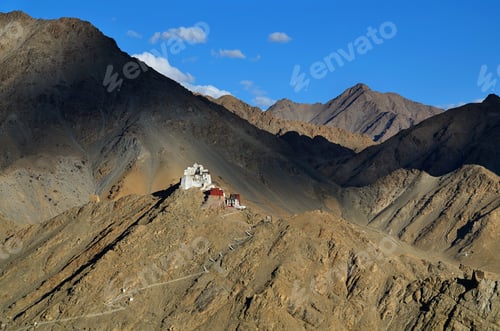 Preview: Buddhist monastery at sunset