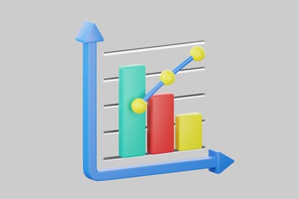 Preview: Bar graph with four bars of varying heights