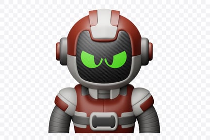 Vista previa: Avatar de robot futurista