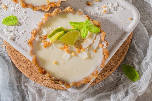 Preview: Lime vegan tarts
