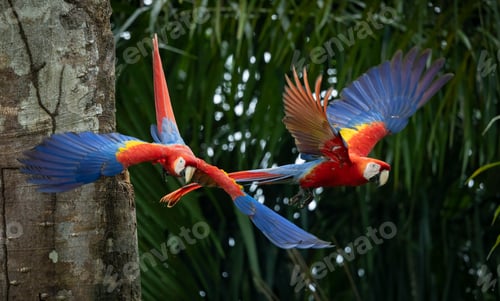 Preview: Scarlet Macaw in Costa Rica