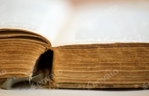 Preview: Old book close-up