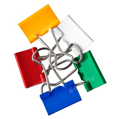 Preview: Multicolor paper clips