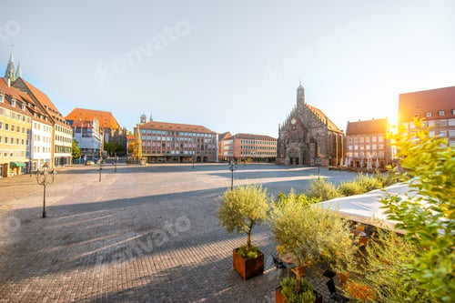 Preview: Central square of the old town in Nurnberg, Germany