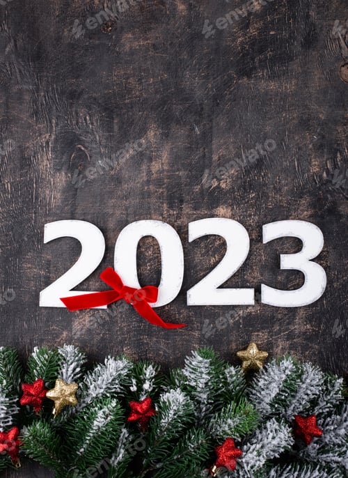 Preview: 2023 New Year and Christmas composition