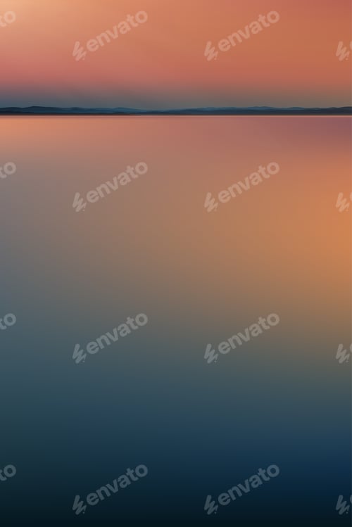 Preview: Summer Sunset Sky the Sea with reflection,Sunrise Sky,Nature Landscape twilight dusk Sky in Evening