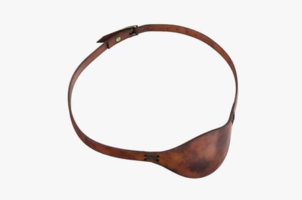Preview: Aged Leather Pirate Eye Patch with Buckle