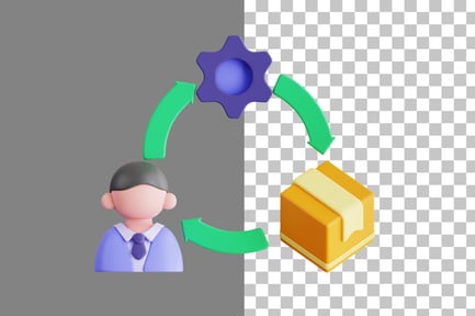 Preview: Supply Chain 3D Icon