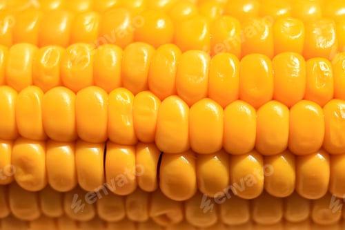 Preview: Yellow sweet corn background. Close up. Copy space.