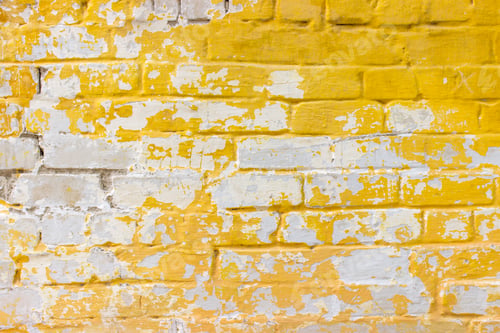 Preview: Background of old vintage dirty brick wall with peeling plaster. Background or texture.