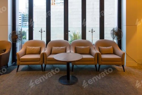 Preview: Fabric panels door covered acoustic board pattern surface texture. Interior material for design