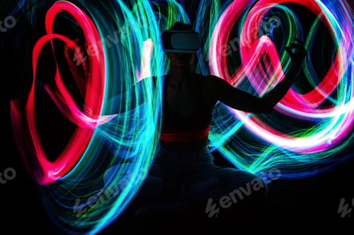 Preview: Metaverse digital Avatar, Metaverse Presence, digital technology, cyber world, virtual reality