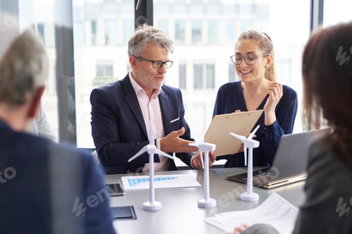 Preview: Business people during business meeting