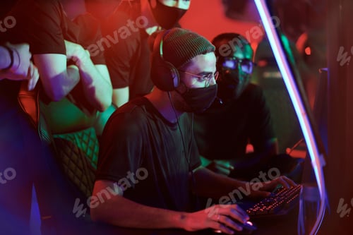 Preview: Arabian gamer playing video game