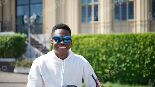 Preview: Portrait of a confident young black guy