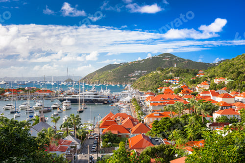 Preview: Gustavia, St. Barths Town Skyline