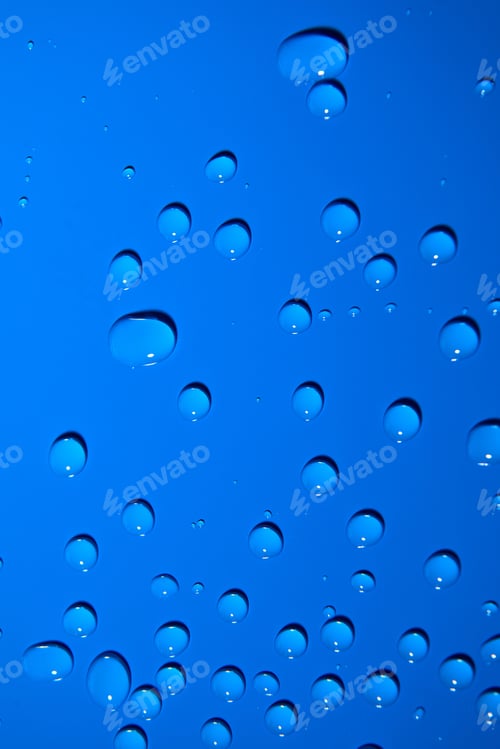 Preview: Abstract water drops , macro, Bubbles close up