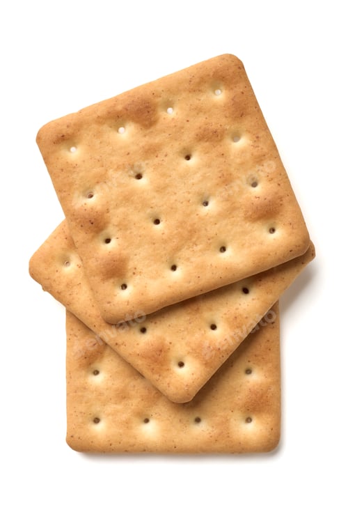 Preview: Group of traditional dry biscuits, hardtacks