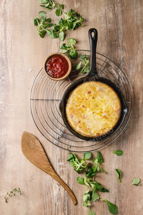Preview: Potato tortilla with bacon