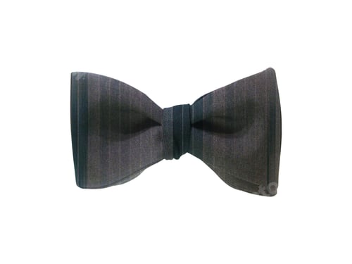 Preview: Classic Striped Bowtie on a White Background