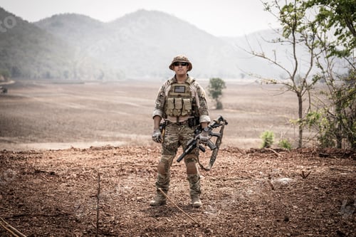 Preview: US marines in the mountains during the military operation