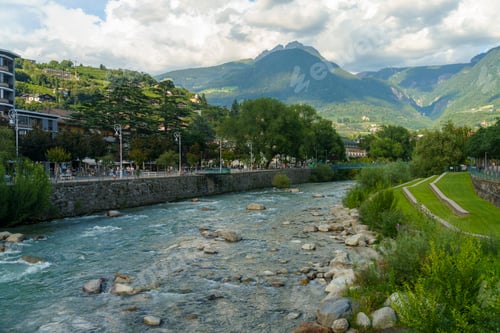 Preview: Historic city of Merano, Italy