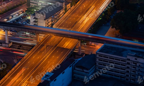 Preview: Bangkok Downtown. Thailand. Financial district and business in urban city in Asia.