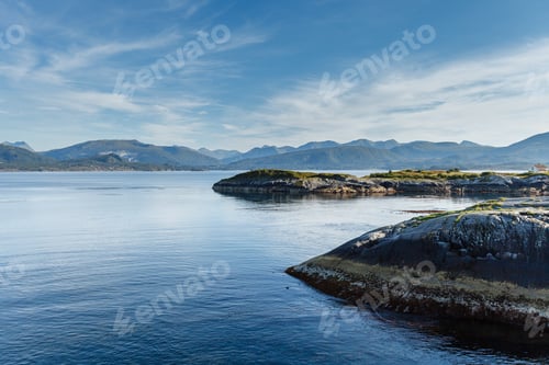 Preview: Beautiful view on norwegian fjords
