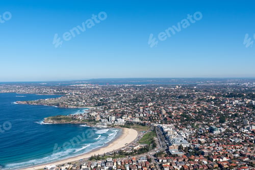 Preview: Aerial photo of Bondi Beach of one of Sydney's most iconic beaches