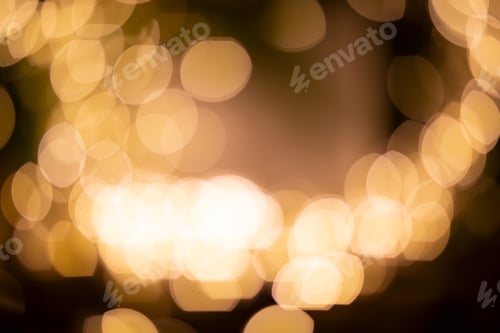 Preview: Abstract blurred Christmas light bokeh background.