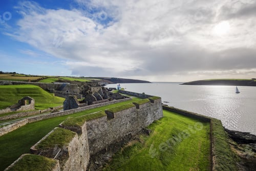 Preview: Scenic shot of the Charles Fort Forthill located in County Cork, Ireland