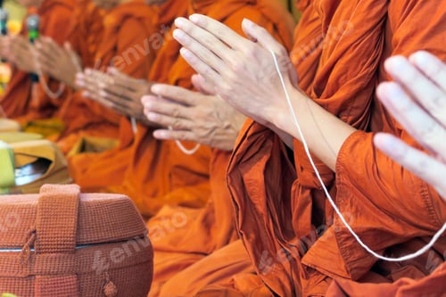 Preview: the monks and religious rituals in thai ceremony