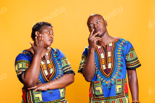 Preview: Thoughtful man and woman discussing