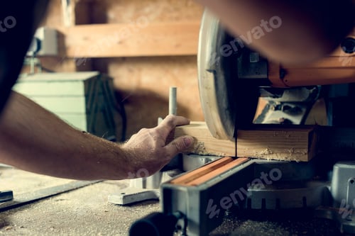 Preview: Carpenter Craftman Lumber Timber Woodwork Concept