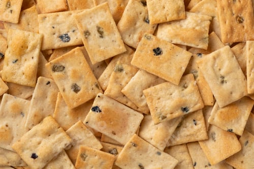 Preview: Traditional Italian olive scrocchi close up full frame