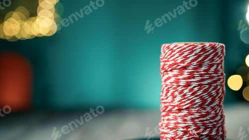 Preview: Christmas thread spool rotates continuously