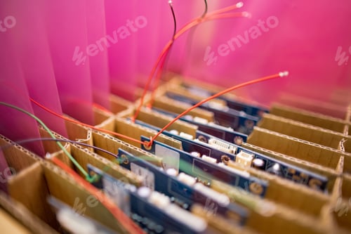 Preview: Chipset packaged in a TFT display bag in a carton box in a shop