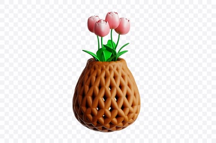 Preview: 3D Tulip Basket