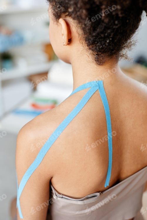 Preview: Physio Tape on Young Woman