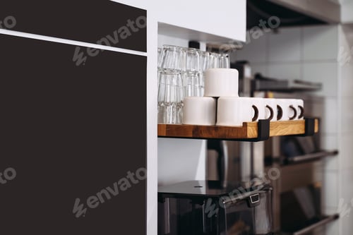 Preview: Interior details at the bakery and coffee shop.