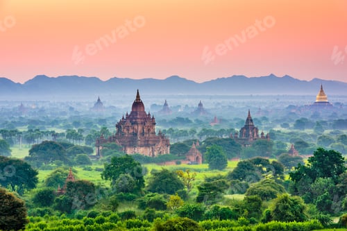Preview: Bagan, Myanmar Ancient Temple Landscape