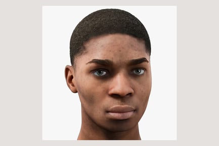 Preview: Antonio: Young African American Male Head