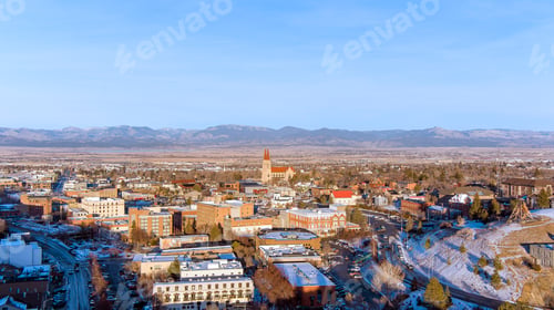 Preview: Aerial view of Helena in December